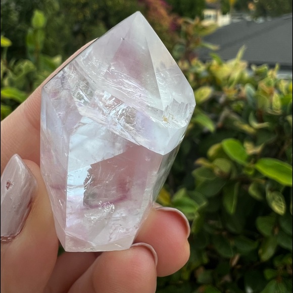 SUPER RARE White Fluorite Mini Tower - Picture 7 of 8